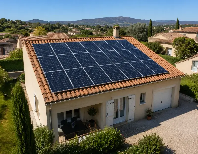Prime à l'autoconsommation panneaux solaires Saignon — aide financière de l'État